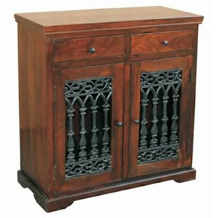 Sideboard with Iron Accents